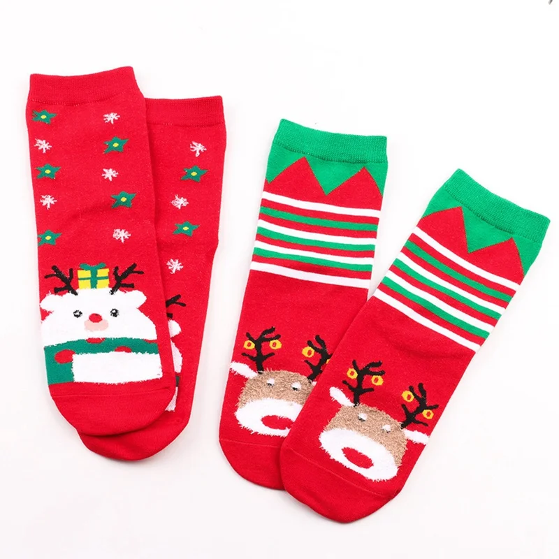 Cotton Winter Baby Girls Boys Kids Sock Children Snowflake Elk Santa Claus Christmas Bear Gift Stuff Children Accessories 29cm