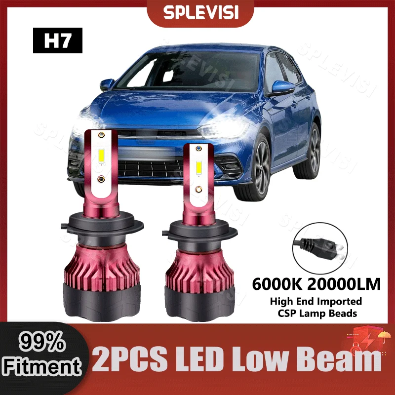 Low Beam For VW POLO IV 2002 2003 2004 2005 2006 2007 2008 2009 2010 2011 2012 2013 2014 2015 2016 2017 2018 2019 2020 2021 2022