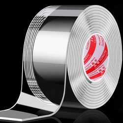 Single sided nano tape, seamless transparent multifunctional, bathroom, kitchen silicone transparent pad, adhesive putty tape