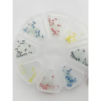 Tandfiberstift i flera storlekar med borrsats Rak skruv Kvartsglasfiberhartsstift Rotfyllningsmaterial för tandrestaurering 8 best sales Dental fibre post - №6