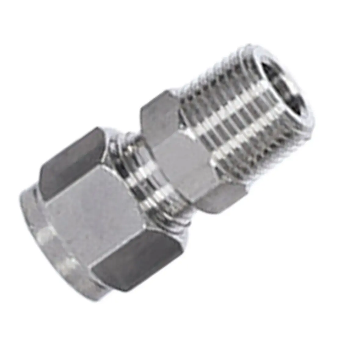

304 Stainless Steel Compression Tube Pipe Fitting Male Connector NPT3/8"