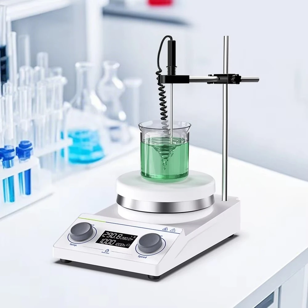 for LICHEN High Performance Brushless Motor Magnetic Stirrer, 260°C Heating Unit, 1500 RPM Stirring, for 2L Viscous Solutions