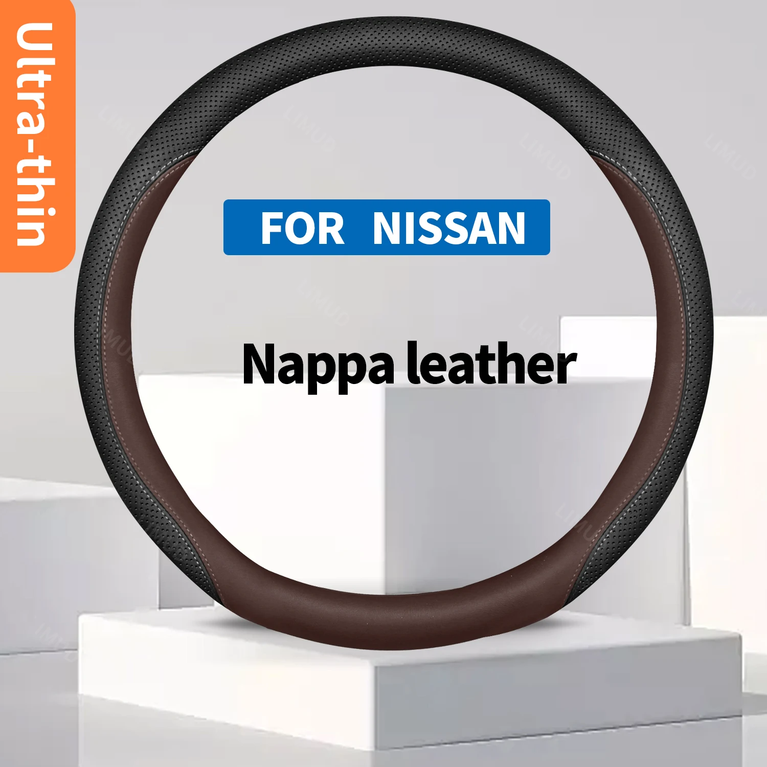 

Для Nissan Bluebird U13 U14 Frontier NP300 Navara X-Terra Murano чехол на руль автомобиля для 14,5-15 дюймов автомобильные аксессуары