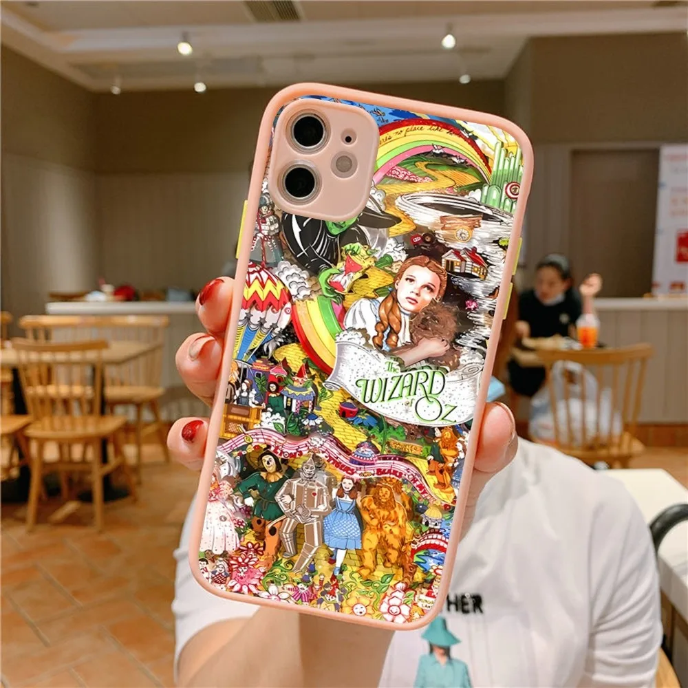 The W-Wizard Of O-OZ Movie Phone Case For IPhone 14 11 12 13 Mini Pro Max 8 7 Plus X XR XS MAX Translucent Matte Cover