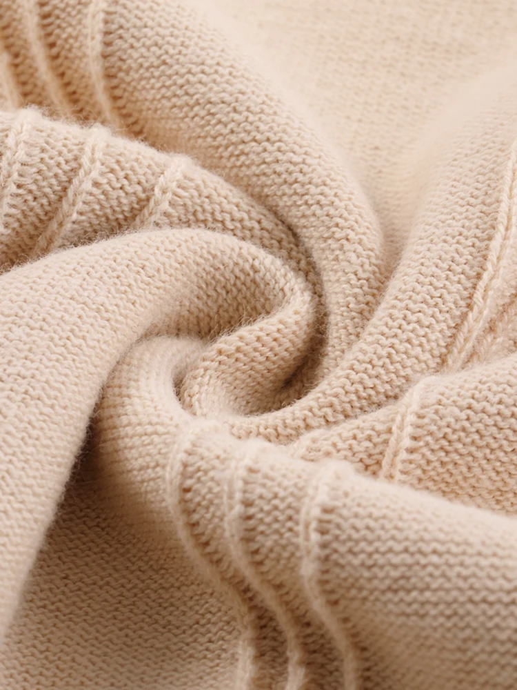 Men's Long Sve Cotton Sweater Autumn Winter Slim Fit round Ne Knitted irt Trendy Warm Yarn Knitwear Casual Sle