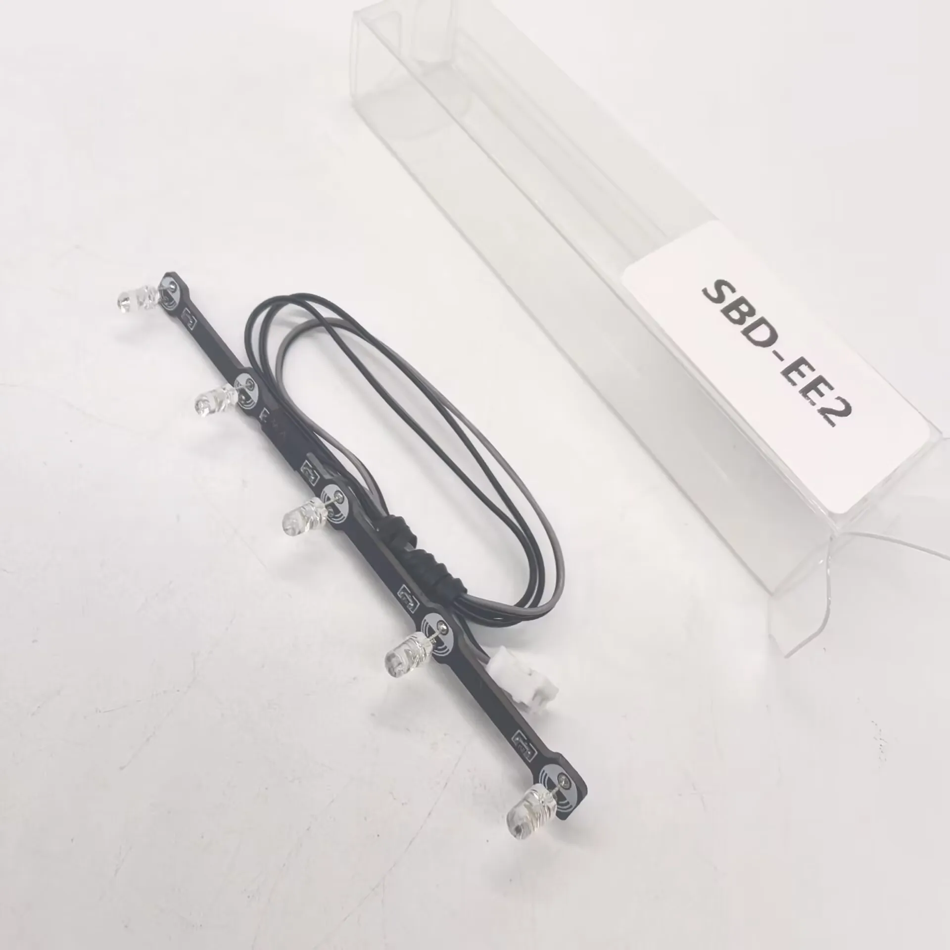 

RC LED Original Roof Spotlights Upgrade Light Board For 1/14 Tamiya RC Dump Truck For BENZ ACTROS 3363 56348 Car DIY Accessories