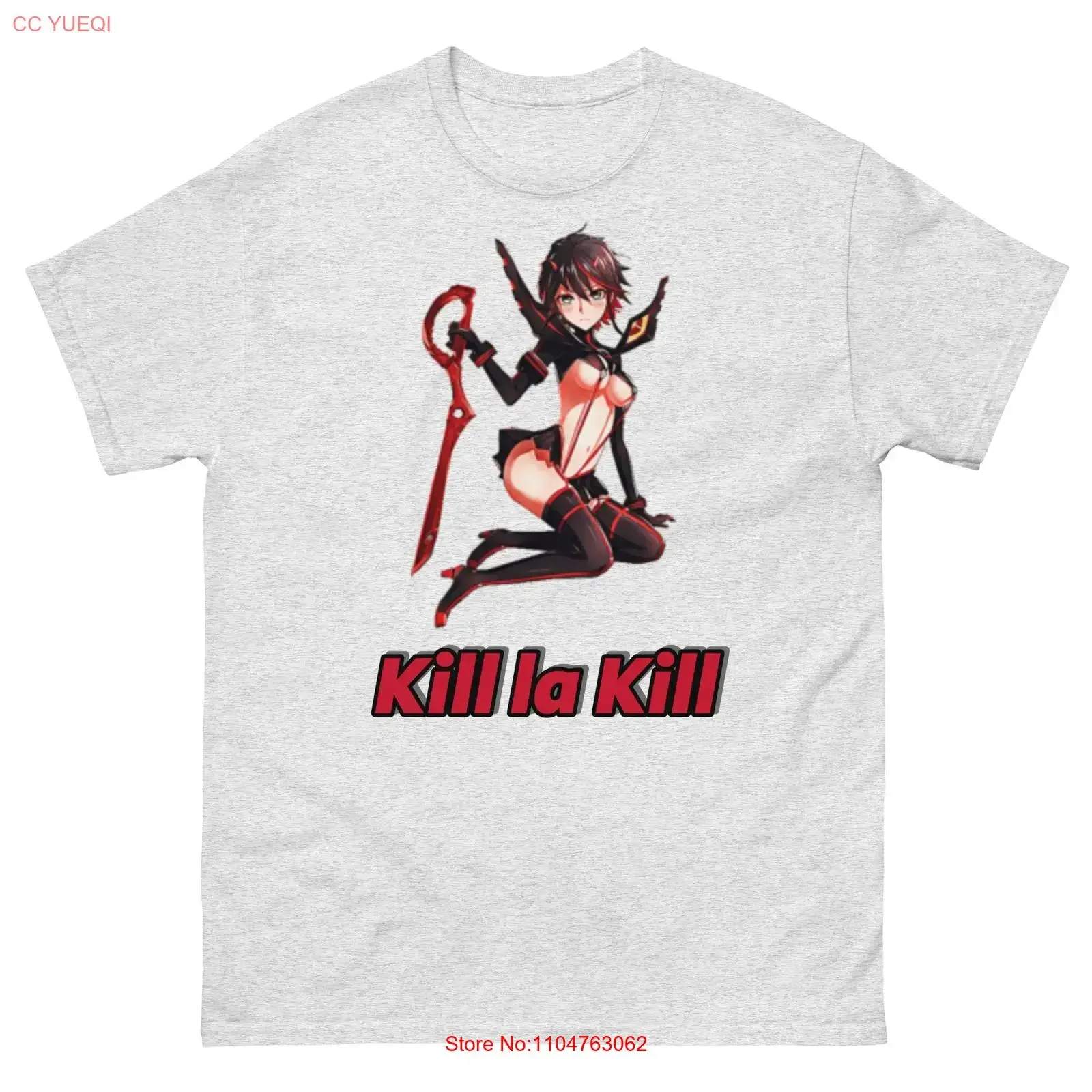 Kill la T Shirt Anime Retro Ryuko Matoi Multiple Colors vintage Washed Comfortable Stretched graphic Soft Stylish Breathable
