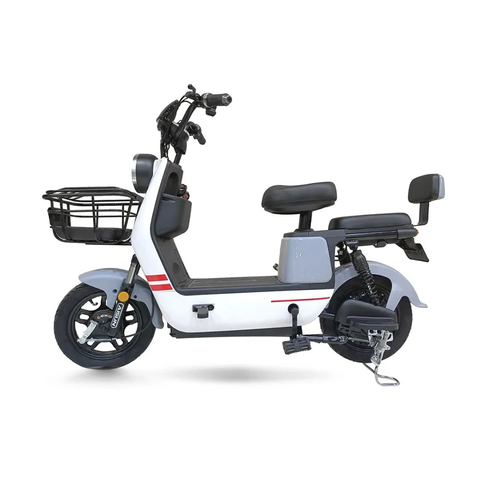 2024 Hot Sale Electric Bike Scooter 2 Wheel Ebike 400W 48V Electric Cycle Electric City Bicycle for Adults image 3
