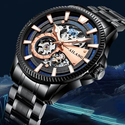 AILANG Men Watches Top Brand Luxury Automatic Mechanical Wrist Watches Luminous Stainless Steel Sports Men Watch Reloj Hombre