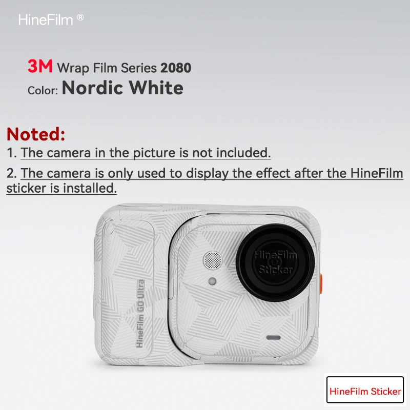 Hinefilm Skin for Insta360 GO Ultra Camera Decal Skins Wrap Cover goultra Camera Sticker Protector