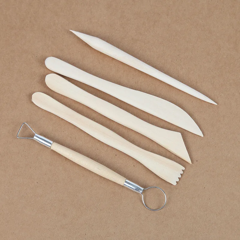 

5 шт., резьба по дереву, воску, ремесла, скульптура, глина, керамика, заточки, набор инструментов для моделирования, 6 дюймов для художников и любителей рукоделия