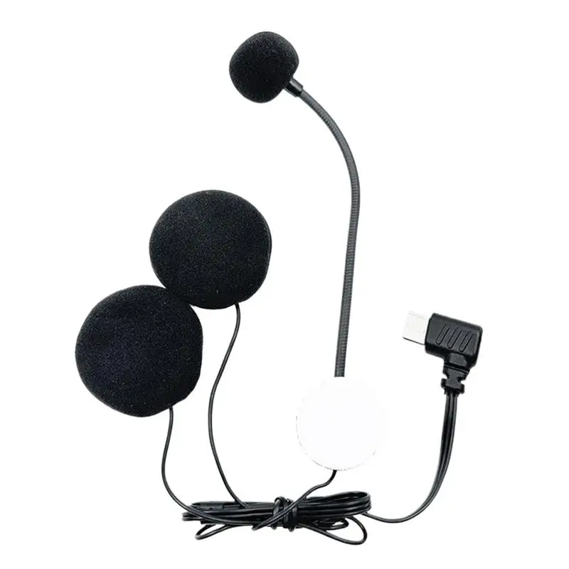 

Helmet Headset Motorcycle Microphone Type-C Plug Waterproof High-definition Noise Reduction Headphones For Streaming Studio