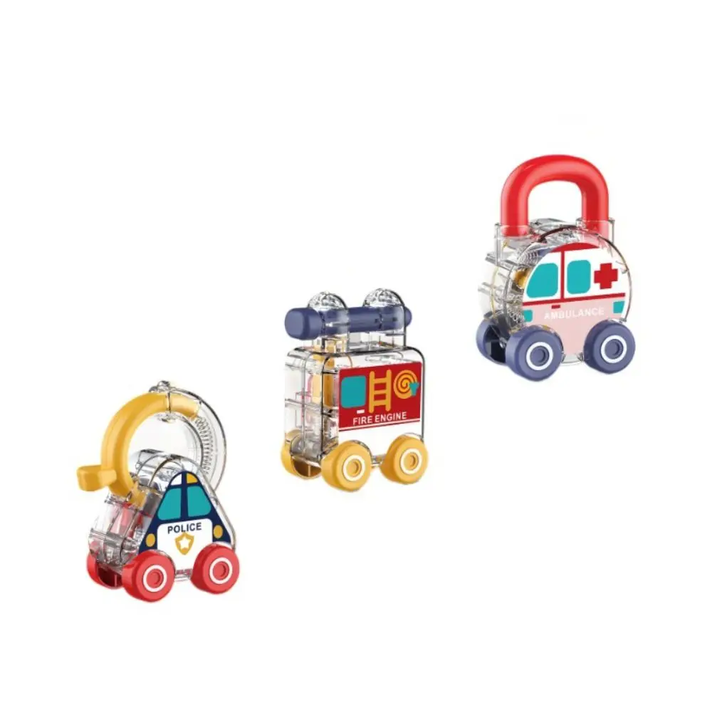 Lock with Keys Car Unlocking Game Montessori Sensory Keys Matching Toy Colorful Number Matching Learning Locks Toy Children