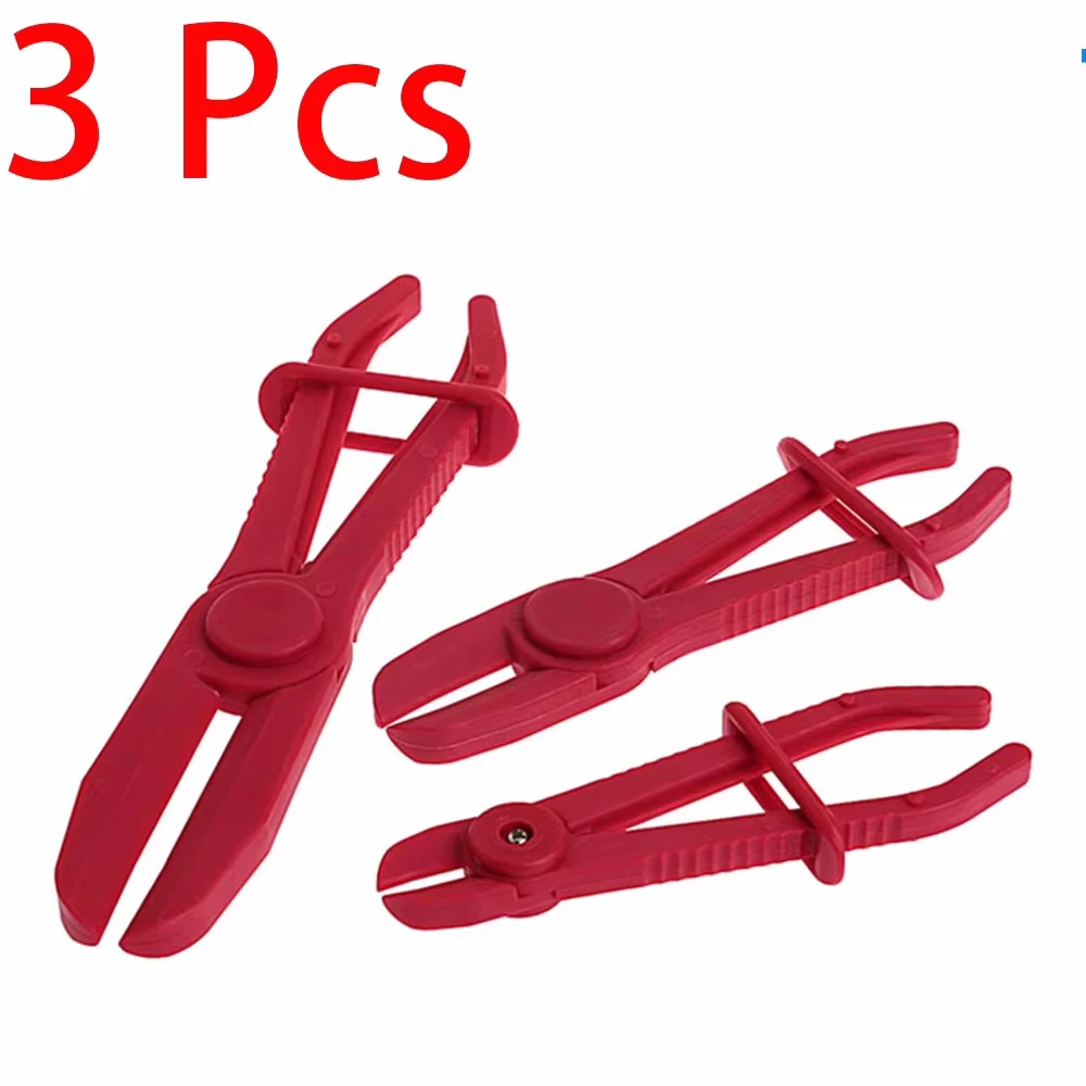 

3Pcs/Set Hose Tube Clamp Pliers Tool Brake Fuel Water Line Clamp Pliers for Car Repair Hose Clamp Removal Hand Tool Accessories