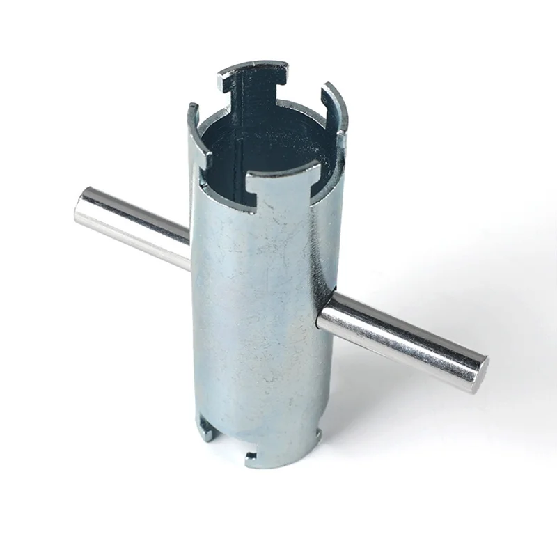 Chiave in metallo resistente AAAF Chiave per filtro a cestello a doppia estremità Chiave per tubo Chiave per filtro Manutenzione utensile manuale
