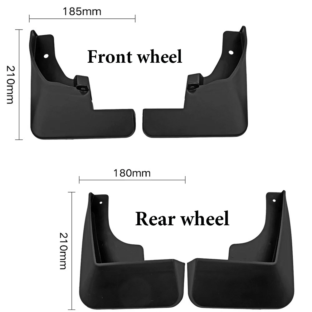 4PCS Mud Flaps for Toyota Yaris Vios Hatchback XP150 2014 2015 2016 2017 2018 2019 2020 Mudguards Fender Splash Guards Flap