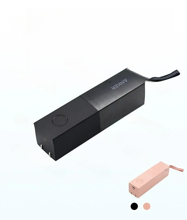 Anker 5000mah Energy Bar Power Bank Compact Portable 2-in-1 Charger with Plug A1633