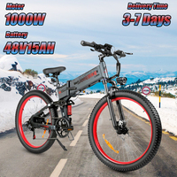 SAMEBIKE LO26 PLUS Electric Bicycle 1000W High Speed Brushless Motor 48V 15AH  Battery Hydraulic Electric Bike 26 inch Fat Tire