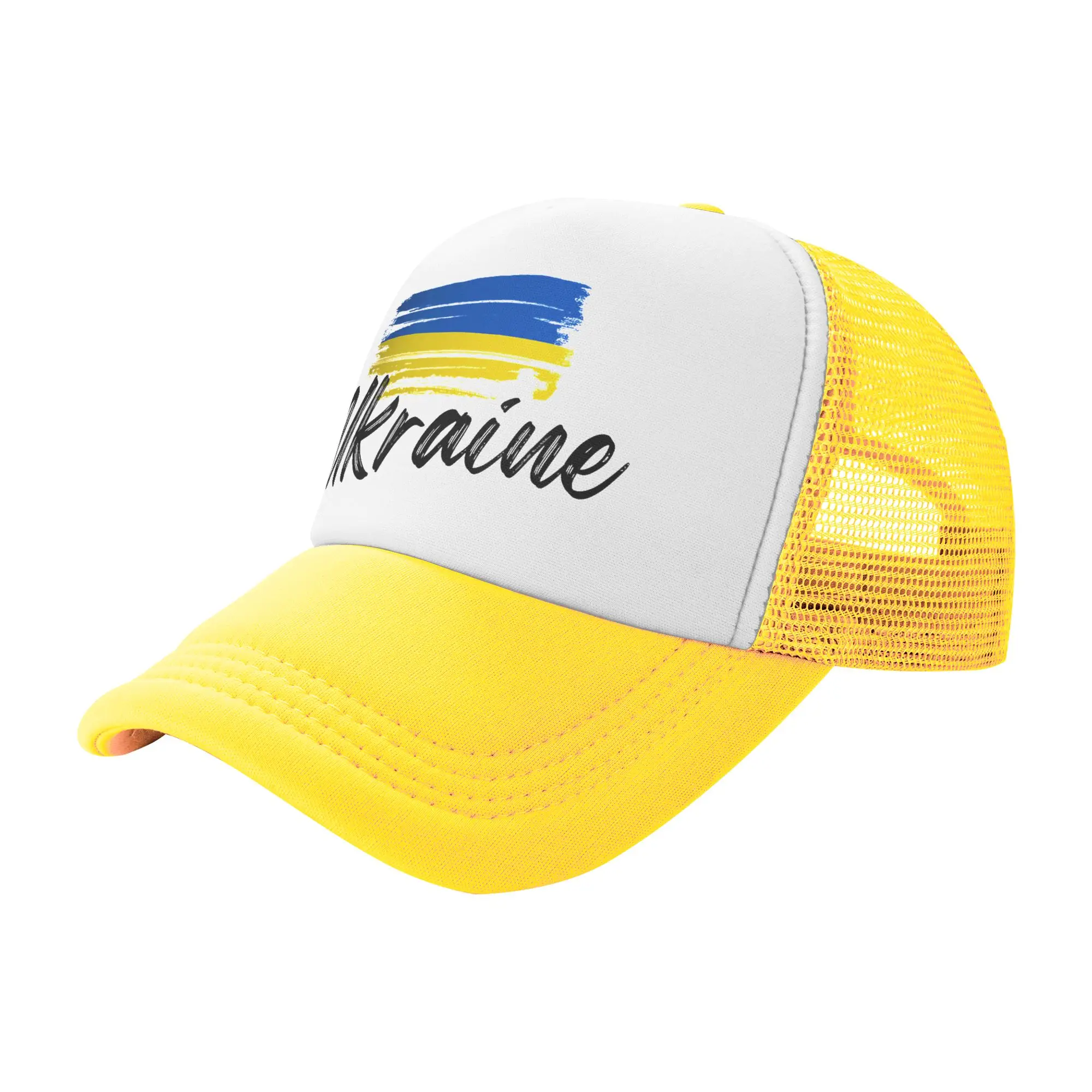 Ukraine Flag Ukrainian Mesh Baseball Cap Unisex Hip-Hop Sun Hats  Hat Adjustable Snapback Caps Golf Hats Summer Trucker Caps