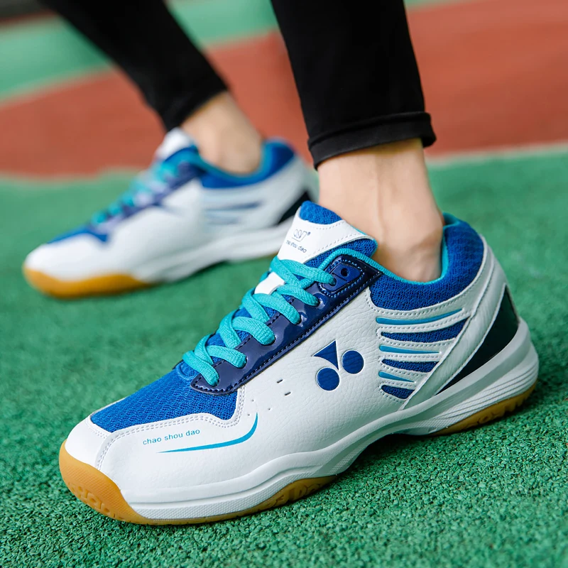 New Luxury Indoor Sports Men Shoes Summer Soft Bottom Badminton Trainers Mens Classic Professional Women Table Tennis Shoes