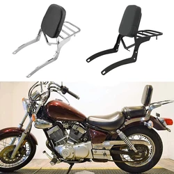 Motorcycle Passenger Backrest Sissy Bar Luggage Rack For YAMAHA Virago XV 125 250 XV125 XV250 1989-2019