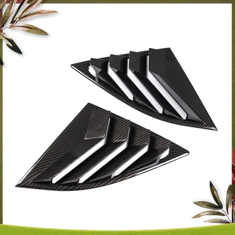 

NEW Rear Window Louver Cover For Toyota Supra GR A90 A91 MK5 2019-2024 Side Window Air Vent Trim