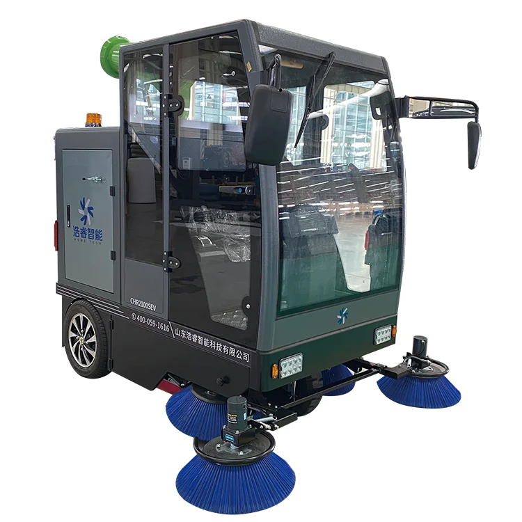 Quiet Electric Motor Industrial Ride on Sweeper Sweeper Ride on Ideal for Noise Sensitive Areas Like Shopping Centers