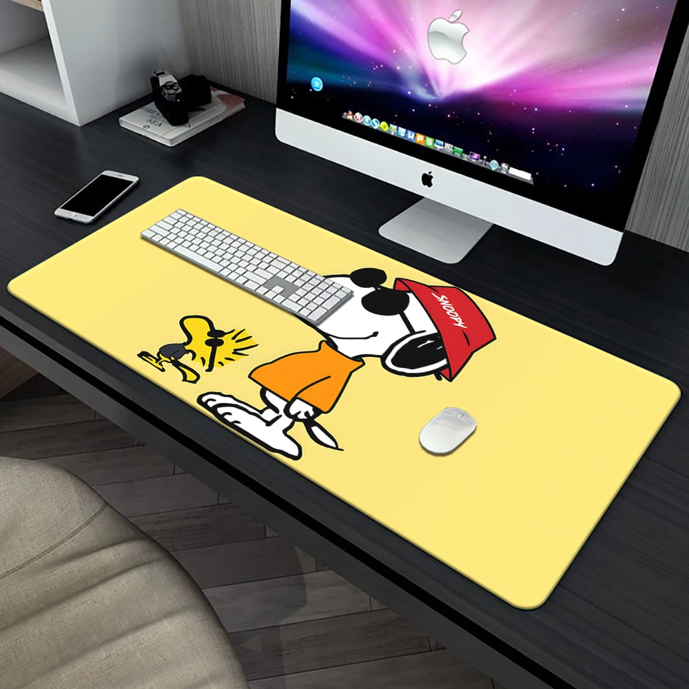 Snoopy print Cartoon Mouse Pad Keyboard Gaming Accessories Mouse Mats Game Office Computer PC Gamer Laptop  table mat