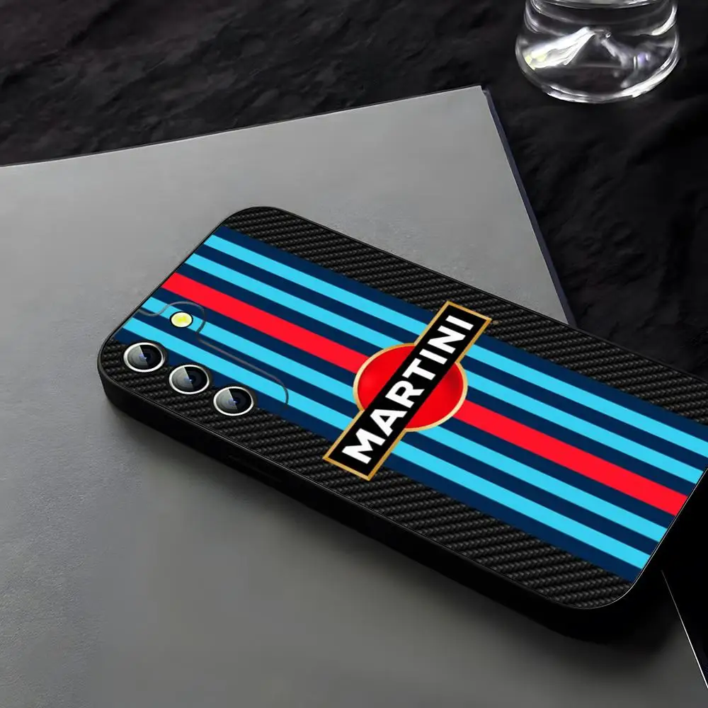 M-Martinis Racing Phone Case for Samsung Galaxy S24 S23 S22 S20 S21 Ultra Fe Plus M54 A34 A54 A24 A52 A53 Coque