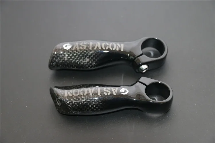 New Ergonomics Design Mountain Bike 3K Full Carbon Fibre Bar Ends Small Auxiliary Handlebar Carbon Bicycle Bar Ends Rest Bar