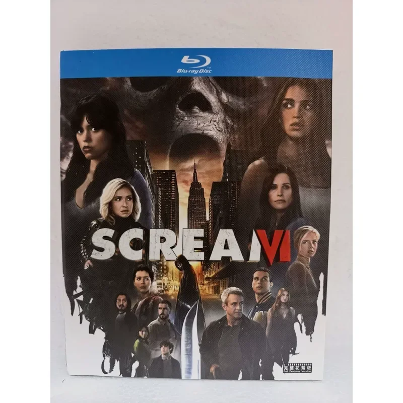 Blu-ray Disc Movie Scream 6 Horror Film High Definition Home Entertainment Collection