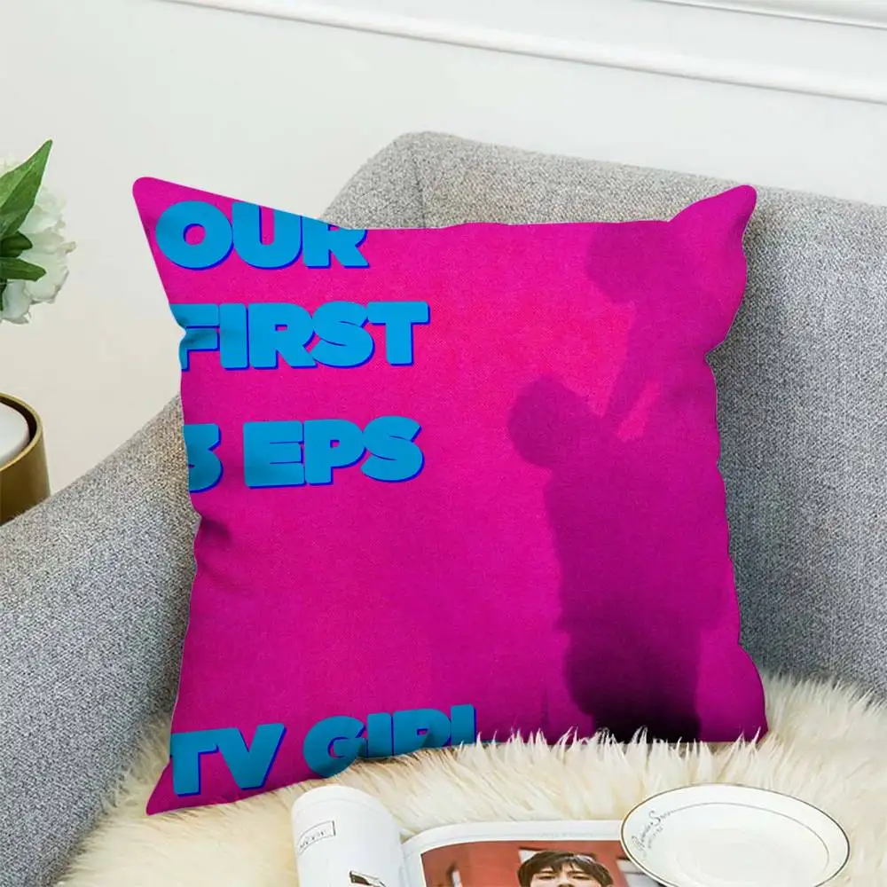 

TV Girl Pillow Case Double-Sided Printing Cushion Cover 45x45 Decorative Cushions Sofa Home Decor Soft Pillowcase