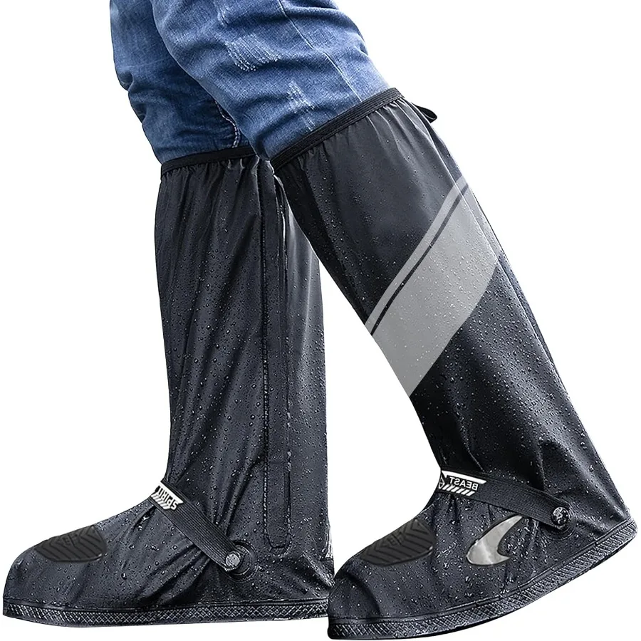 

Waterproof Shoe Covers Rain Shoe Cover with Reflector for Men and Women Ideal for Outdoor Activities Commuting and Wet Weather