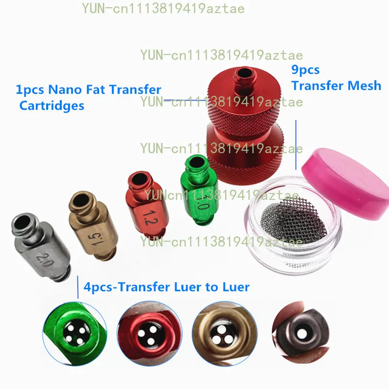 Nano Fat Filter Set Nano Fat Transfer Kit Titanium Liposuction Surgery Tool