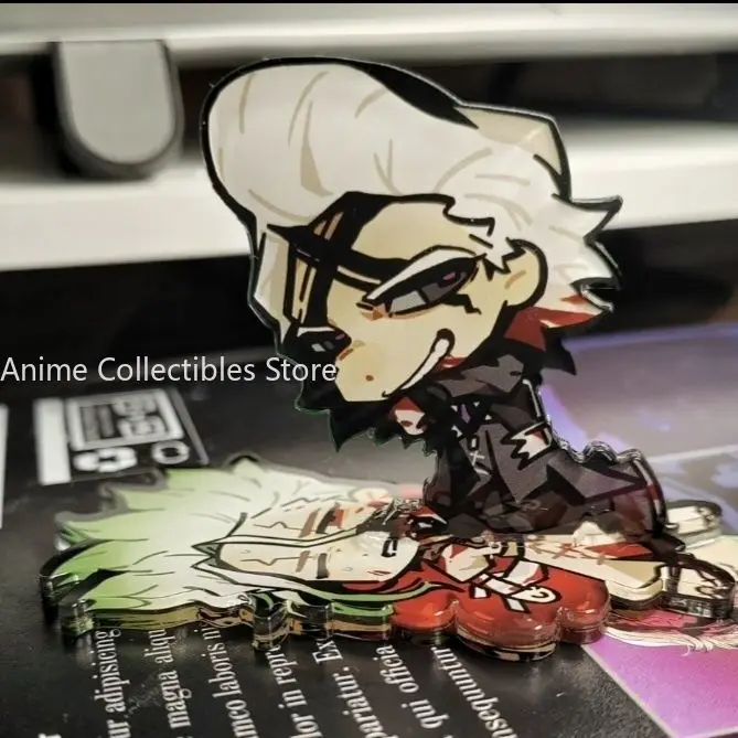 

Dr.STONE Ishigami Senkuu акриловая подставка для косплея, аниме, модель, тарелка, декор для стола, стоячий знак, фигурки, Рождественский подарок