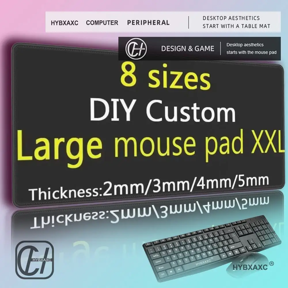 

Custom Print Mouse Pad Gaming XXL Large HD Home Mousepad XL Desk Mats Diy Mouse Mat Anti Slip Natural Rubber Office PC Table Mat