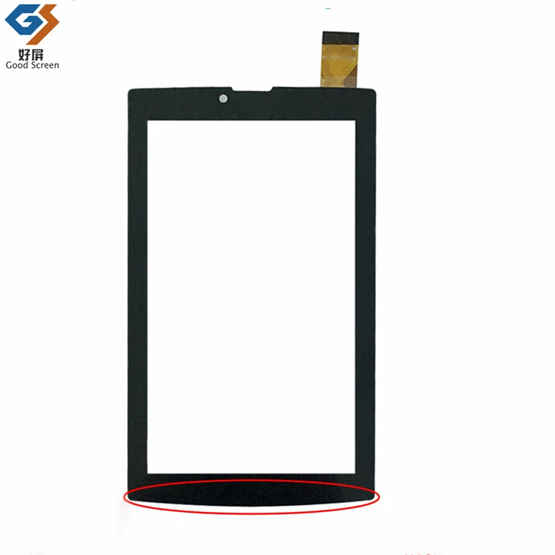 

New 7Inch Black Tablet PC Capacitive Touch Screen Digitizer Sensor External Glass Panel P/N CX-287-V2