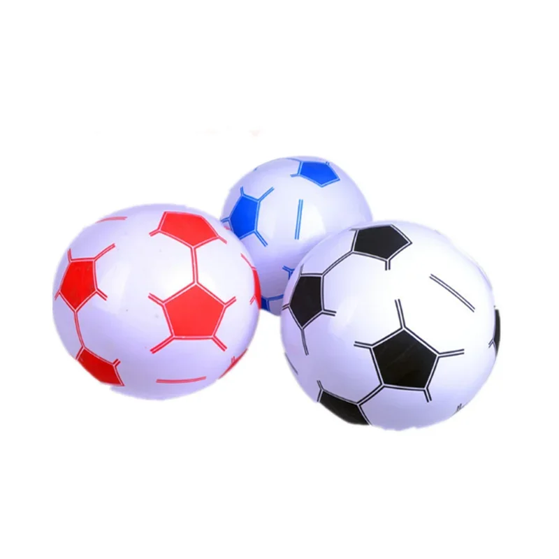 

1Pc Kids Creative Football Inflatable Beach Ball Soccer PVC Decoration Toys for Children Birthday Gifts Funny Outdoor Game Toy