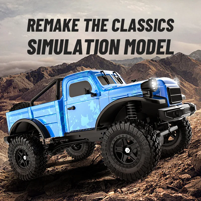 

1/18 RC Off Road Vehicle JJRC C8813 4x4 2.4GHz Remote Control Pickup Truck Simulation Climbing Car Brushed Motor Waterproof ESC