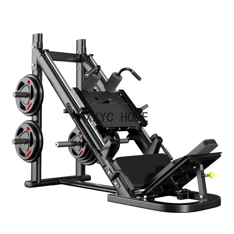 45 Degree Reverse Squat Fitness Equipment Commercial Leg Muscle Strength Training Oblique Pedal Machine With 100KG Weight Plates