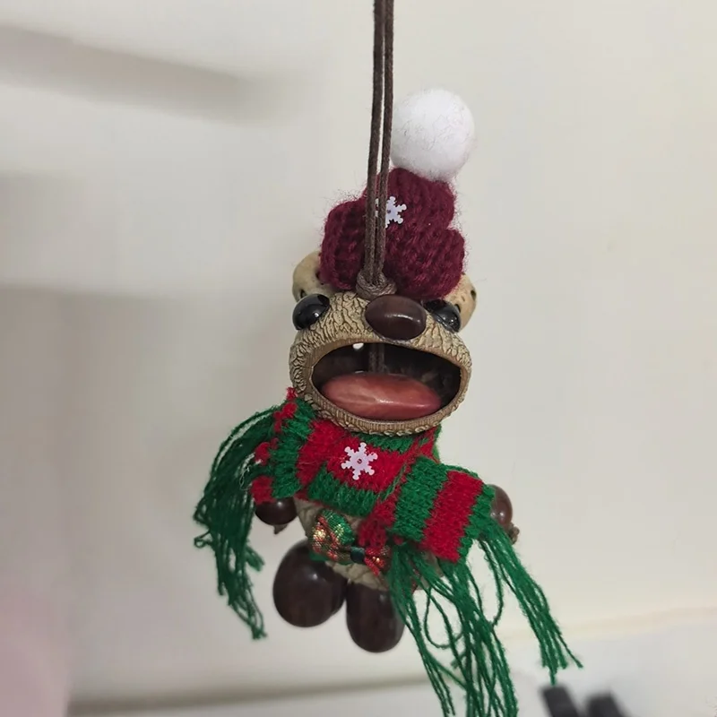 Shell Mini Dolls & Charms - Mouse, Frog, Big-Eyed Frog Styles, Ugly-Cute Funny Figurines for Backpack & Holiday Gifts