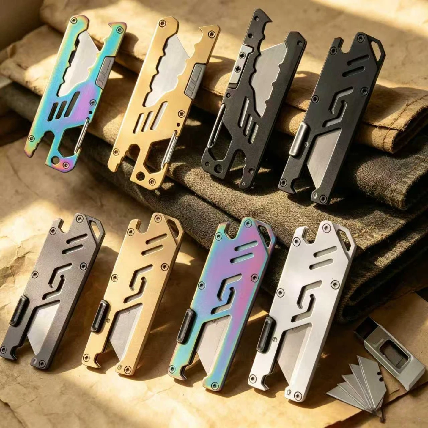 NEW SK5 Stainless Steel Utility Knife Multifunctional 5 In 1 Art Knife Household Box Paper Letter Cutter Carving Knife EDC Tool