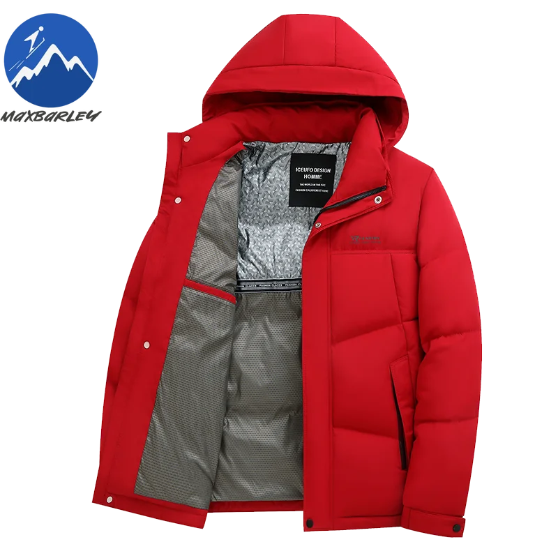 

Maxbarley 2025, зимняя теплая парка, мужская легкая куртка-пуховик с хлопковой подкладкой, повседневное роскошное пальто с холодной подкладкой, мужская стеганая куртка