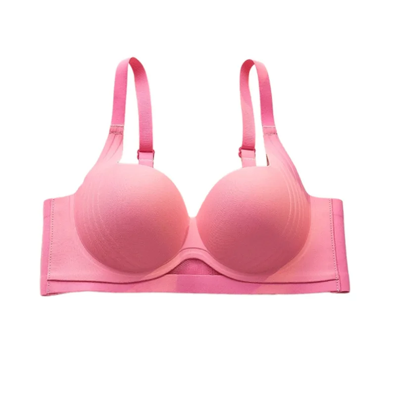 UBAUSummer non-steel ring underwear women gathered small bra flat-chested non-marking collection of side breasts anti-saggingbra