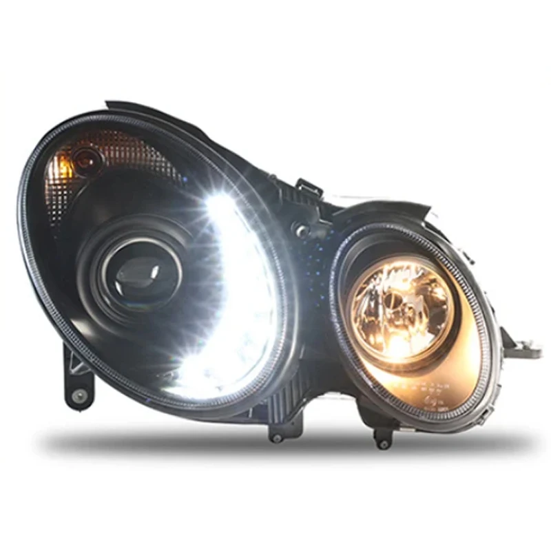 Head Lamp for Benz E Class W211 LED Headlight 2002-2009 Headlights E280 DRL Turn Signal High Beam Angel Eye Projector Lens