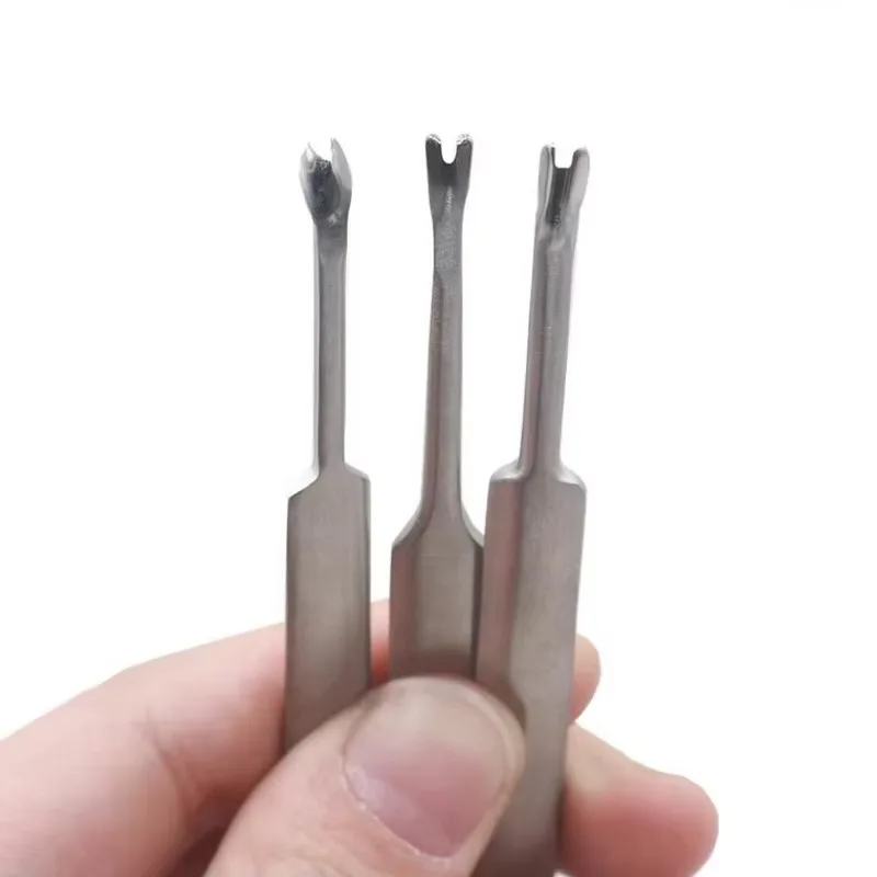 

Stainless Steel U V Shaped Digging Knife Chisel Leather Digger Edge Cutter Trimming Tool for Home Garden