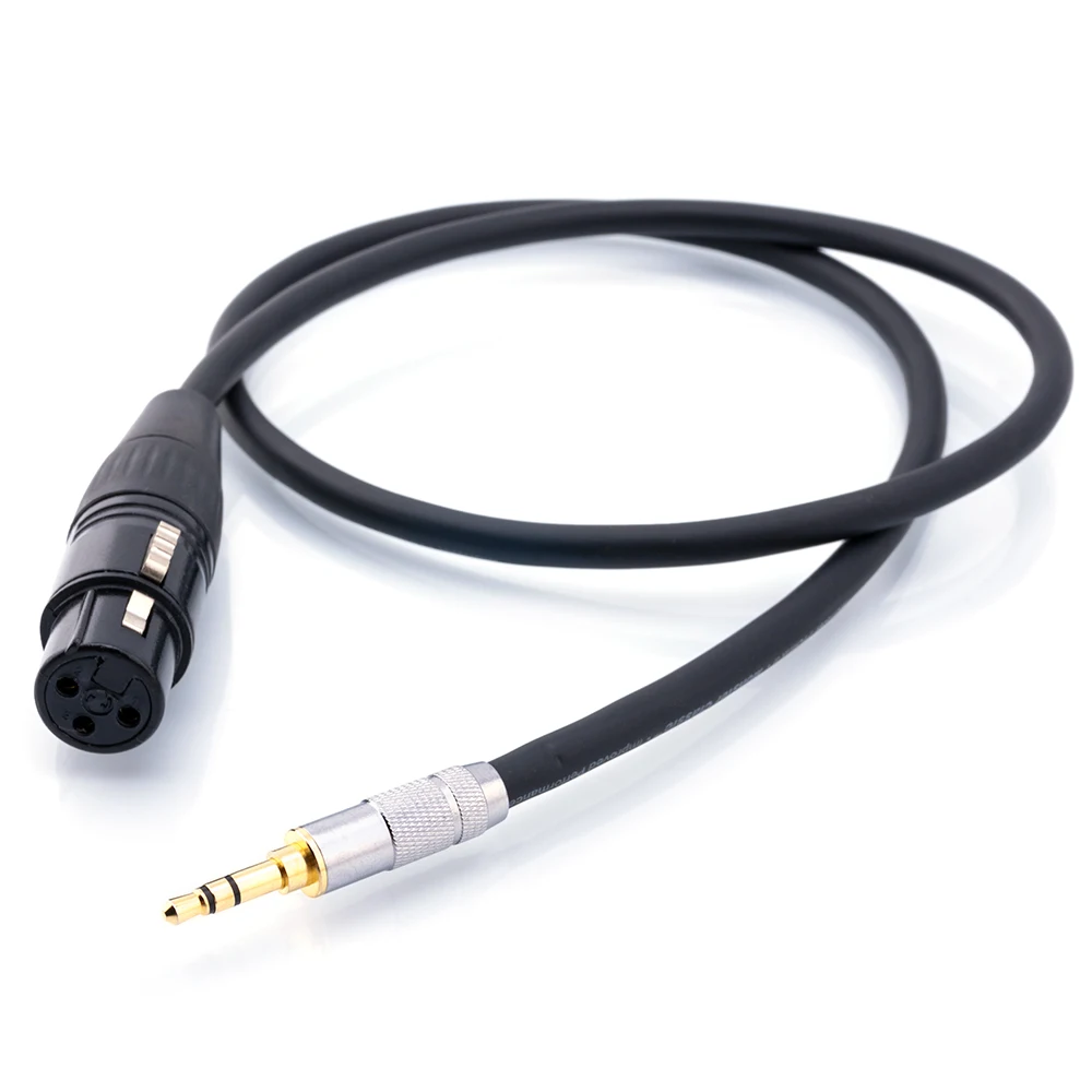 HIFI Monster XLR Male To Female 3.5mm Jack To XLR Audio Cable for Microphone Speakers Sound Consoles Amplifier Cable Connector