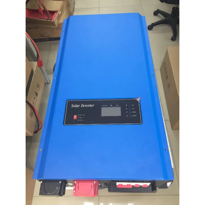 18KW 48Vdc خارج الشبكة منخفضة التردد عاكس الطاقة الشمسية 120 فولت/240Vac سبليت المرحلة نقية شرط لموجة العاكس شاحن الخيار WiFi/GPRS