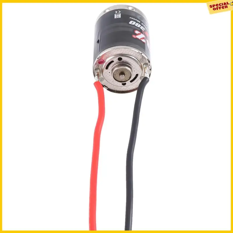 A25P 380 Mini 28Mm Electric Motor High Speed Large Torque Carbon Brush 38T DC 3V-7.4V 26800RPM DIY Toy Car Boat