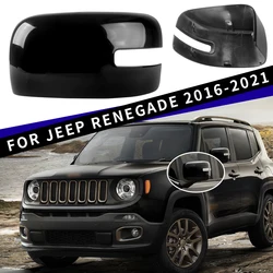 Suitable for Jeep Renegade 2016 2017 2018 2019 2020 2021 left and right rearview mirror cover accessories black